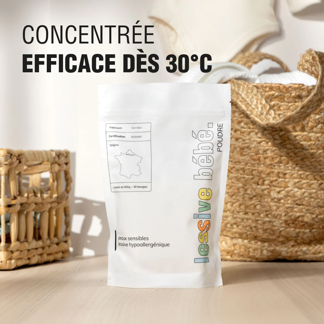 Kit de départ lessive poudre bébé et peaux sensibles - Image 4